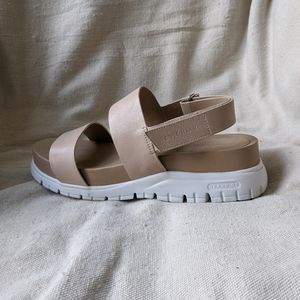 Cole Haan Zero Grand OS Beige Platform Sandals